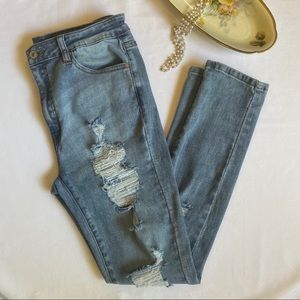 KanCan destroyed skinny jeans